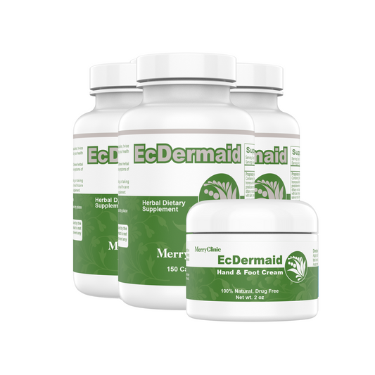 E-INTRO-CREAM: 湿疹治疗一月组合(3 瓶胶囊+1 瓶湿疹膏)