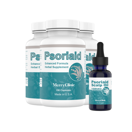 PCOMBO-OIL: 3 瓶牛皮癣胶囊(一月量)+1 瓶牛皮癣头皮祛屑油